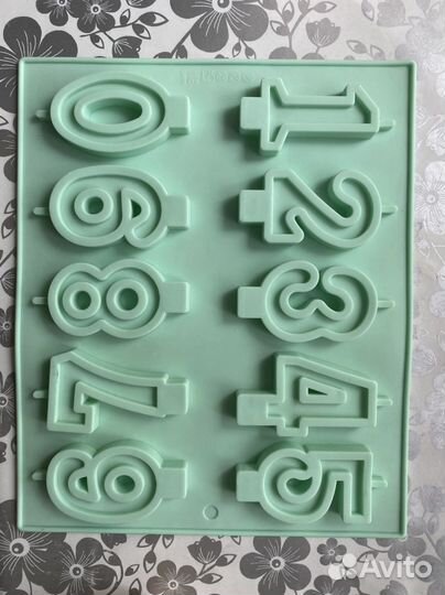 Силиконовая форма цифры