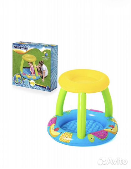 Бассейн надувной с навесом Bestway