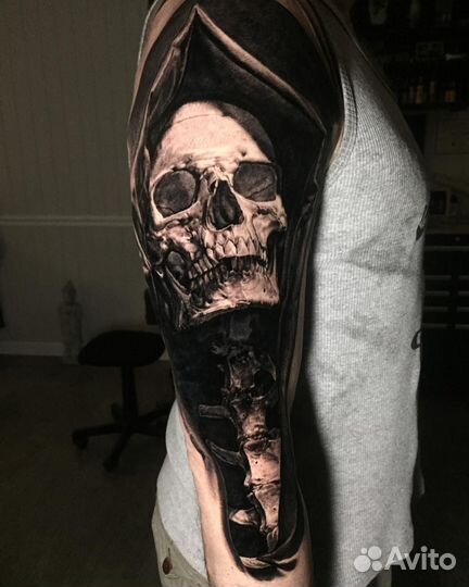 Перекрытие старых татуировок