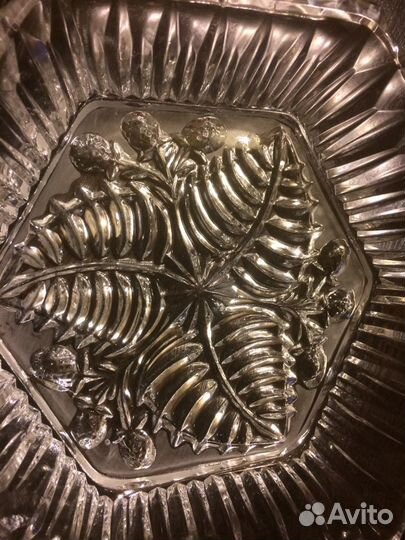 Салатник/ конфетница хрусталь СССР