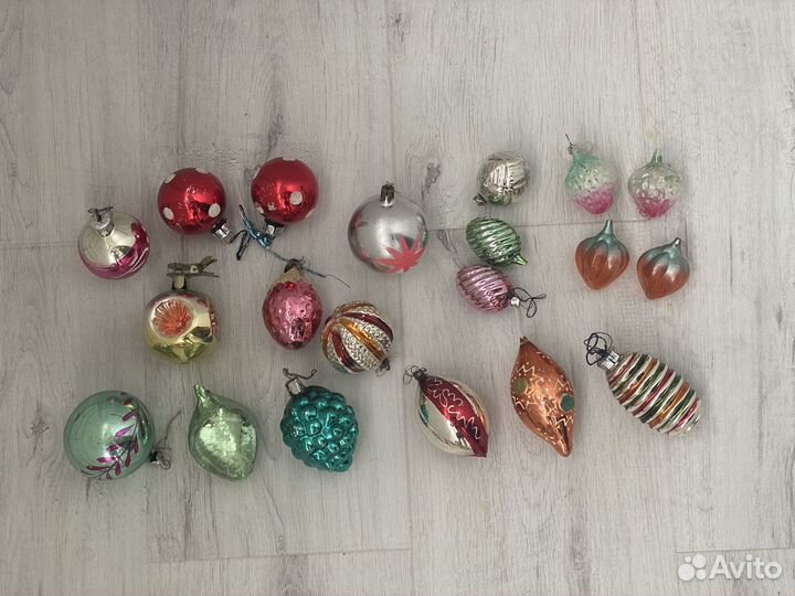 Елочные игрушки СССР