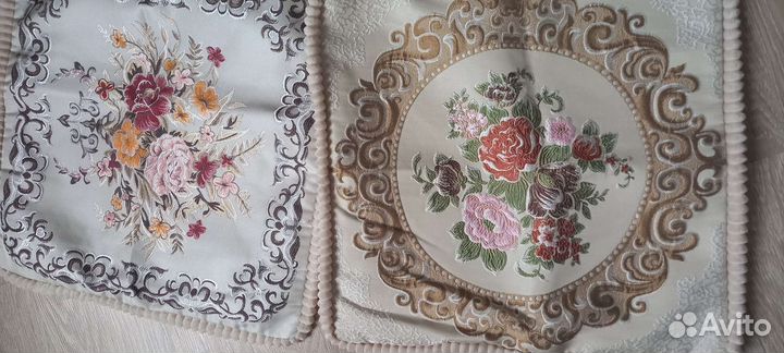 Наволочка декоративная 45 на 45 новые 4 шт