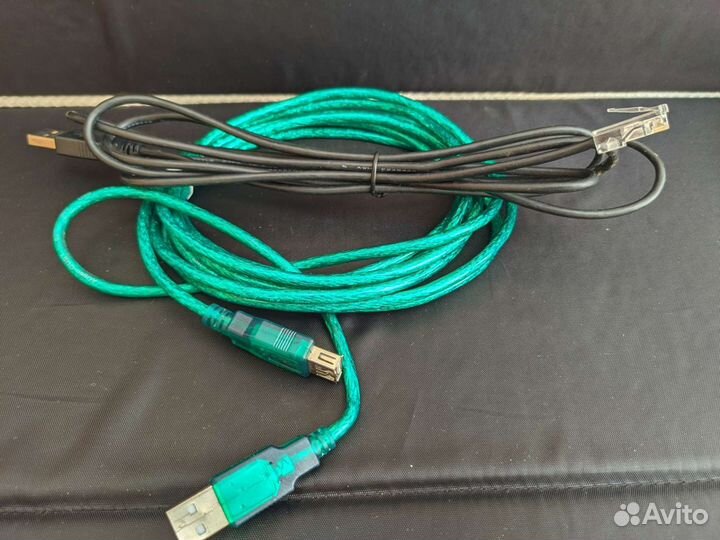 Кабель DVI USB LAN