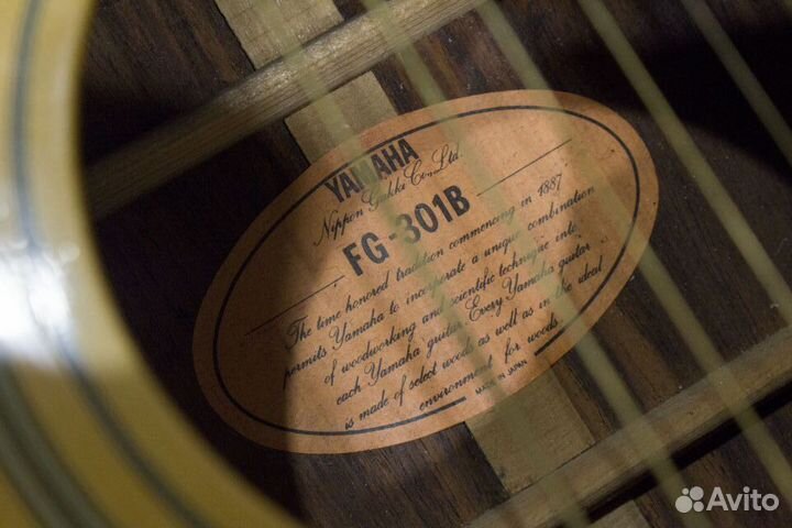 Акустическая Гитара Yamaha FG-301B Japan