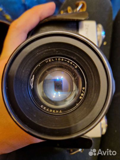 Плёночный фотоаппарат zenit объектив helios