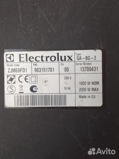 Пылесос Electrolux