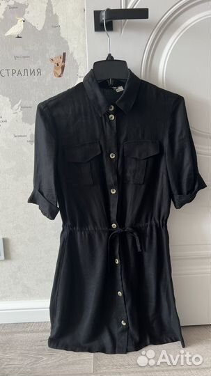 Платье рубашка hm