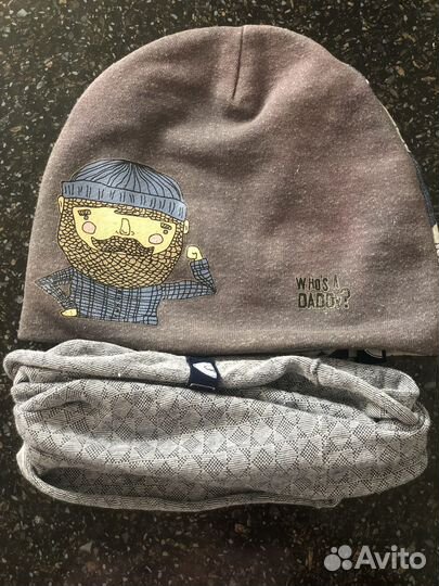 Комплект Шапка и снуд для мальчика