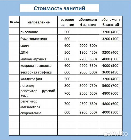 Репетитор каллиграфия