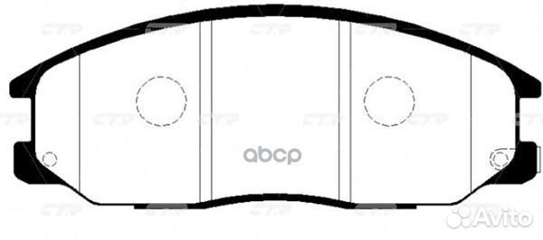 Колодки тормозные дисковые передние ssangyong: