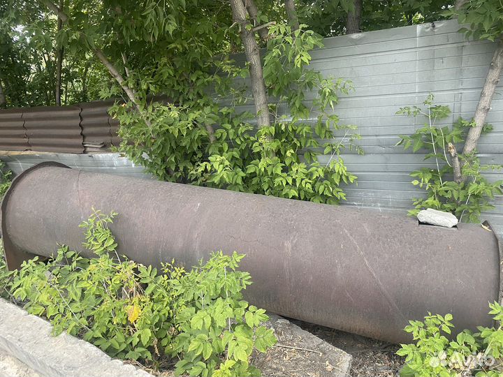 Бочка металлическая из трубы 820