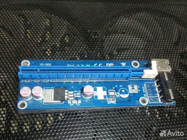 Райзер pci-e, 4 шт, обмен на что-нибудь