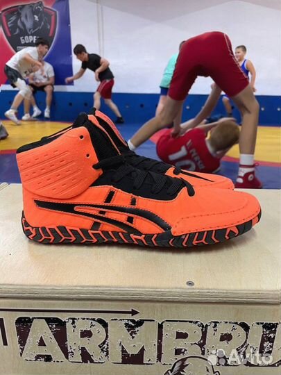 Борцовки asics aggressor orange