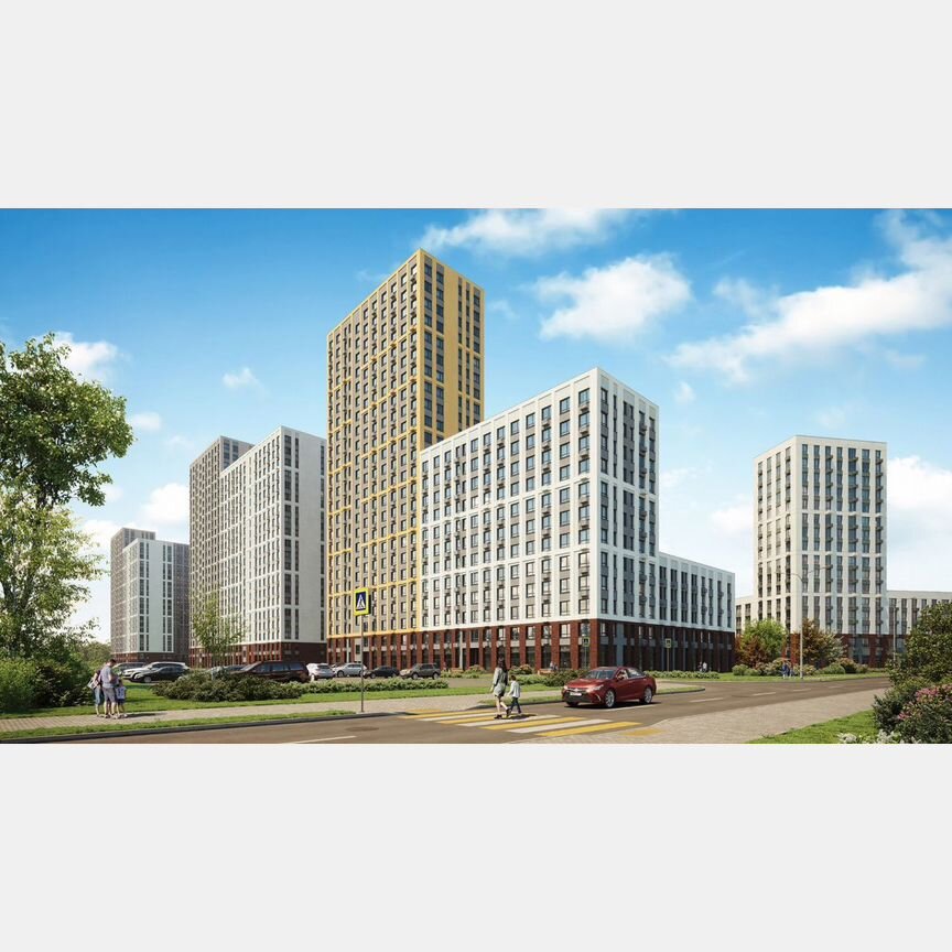 1-к. квартира, 33,6 м², 11/24 эт.