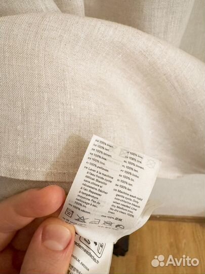 Рубашка льняная arket