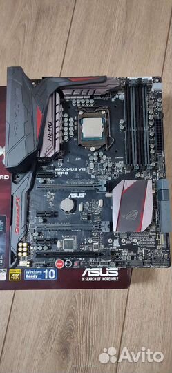 Материнская плата maximums hero Процесер i7 6700K