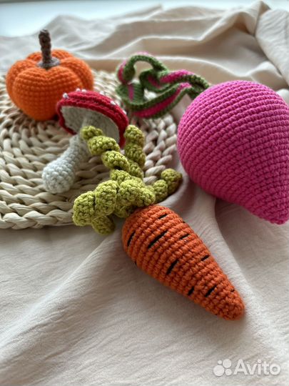 Вязаные овощи/фрукты