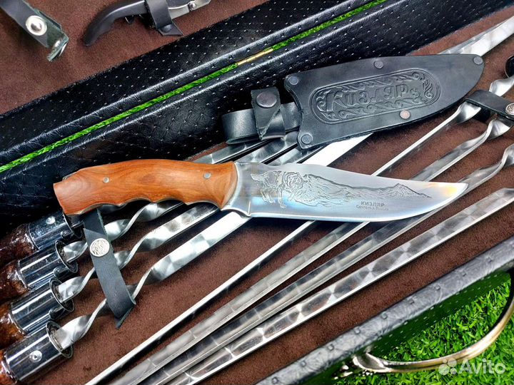 Набор шампуров подарочный