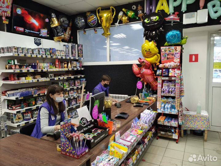 Воздушные шары, Салюты и товары для праздника