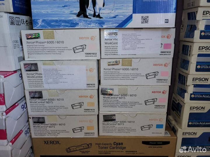 Оригинальные катриджи HP Xerox Epson Samsung ricoh