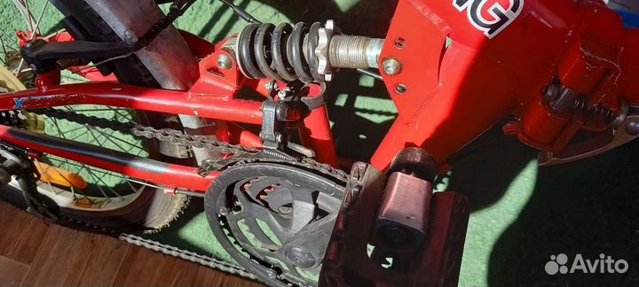 Велосипед складной двух подвесный 20 д