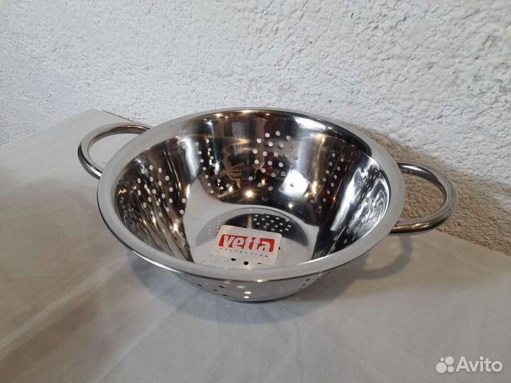 Дуршлаг силиконовый складной и из стали