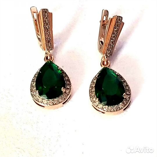 Золотые серьги