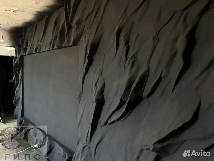 3D Гипсовые панели Панно Скала