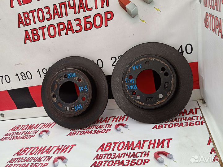 Диск тормозной задний Киа Соул SK3