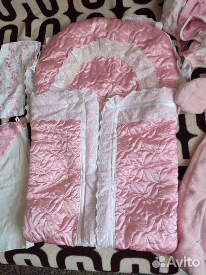 Конверт на выписку для девочки зима