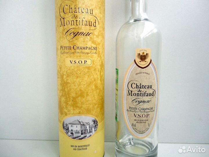 Тубус и бутылка Chateau de Montifaud