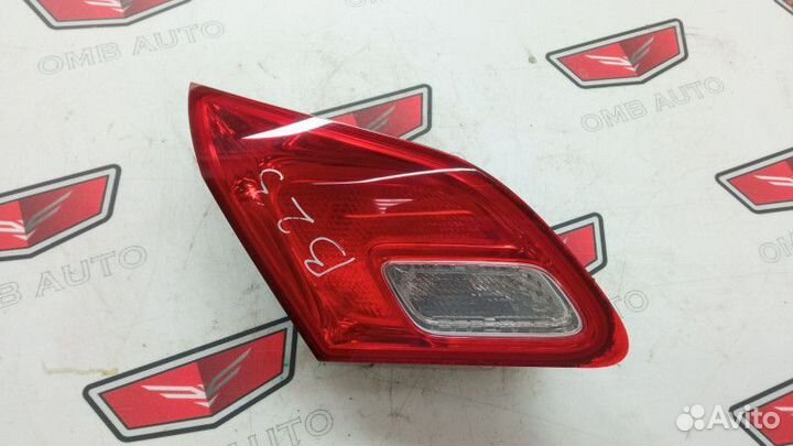 Фонарь задний внутр. левый Опель Астра J