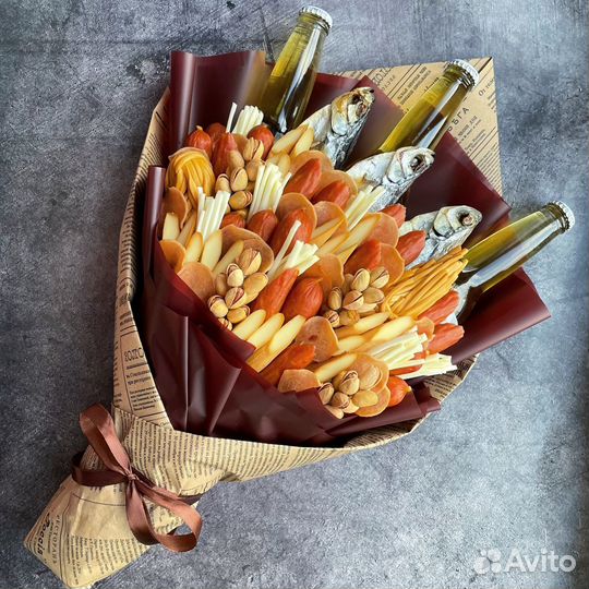 Мужские букеты съедобные