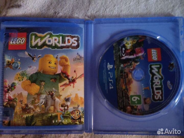 Диск на пс 4 Лего Worlds