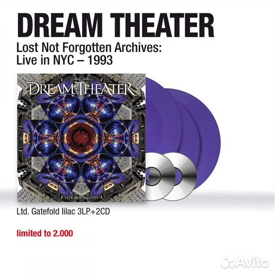 Dream Theater - Lost Not Forgotten Archives: Live In NYC 1993 (remastered) (180g) (Limited Edition)