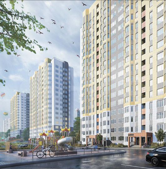 1-к. квартира, 43,1 м², 7/17 эт.