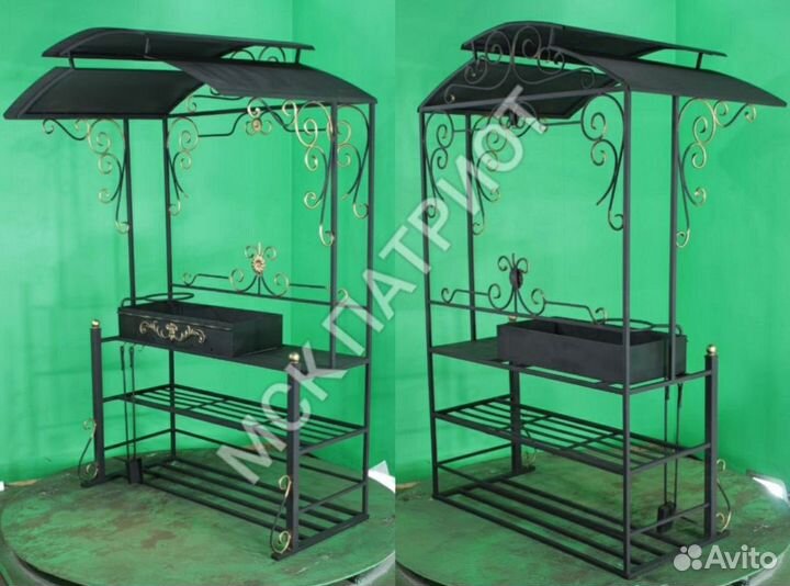 Беседка с мангалом