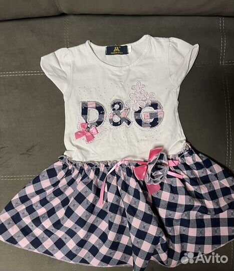 Летняя одежда для девочки 104 размер