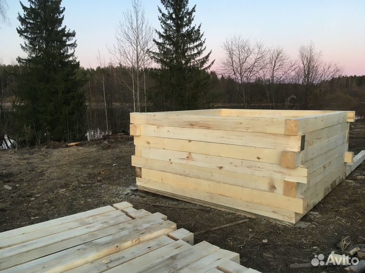 Сруб бани, баня