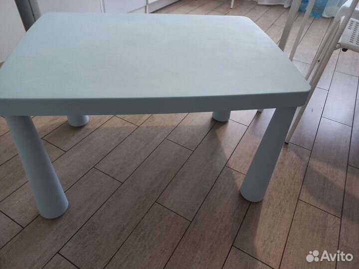 Детский стол и стул IKEA маммут