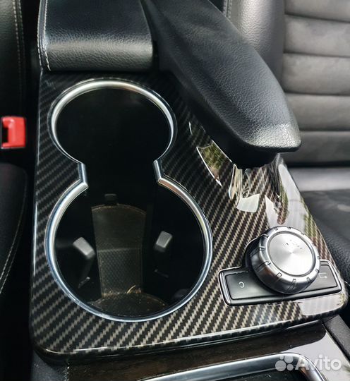 Аквапринт салона для Mercedes карбон/дерево/металл