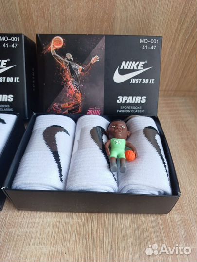Носки Nike в коробке 3 пары