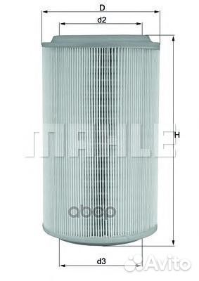 Воздушный фильтр LX913 Mahle/Knecht