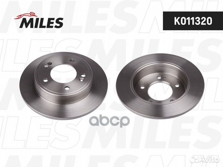 Диск тормозной задний D262мм hyundai Creta 2WD