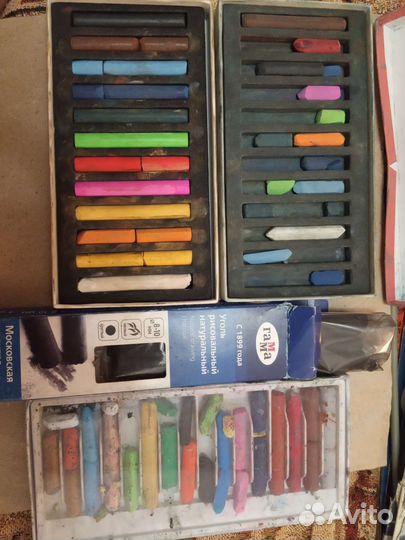 Краски для рисования Пастель сухая Сонет 12 цветов