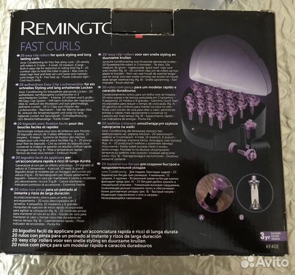 Электрические бигуди Remington KF40E