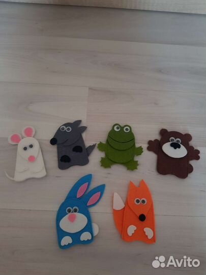 Фетровый, тактильный теремок