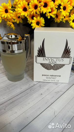 Paco rabanne invictus aqua 100ml открытые