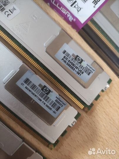 DDR3 4GB серверная 4шт