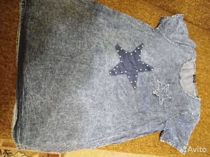 Платье джинсовое